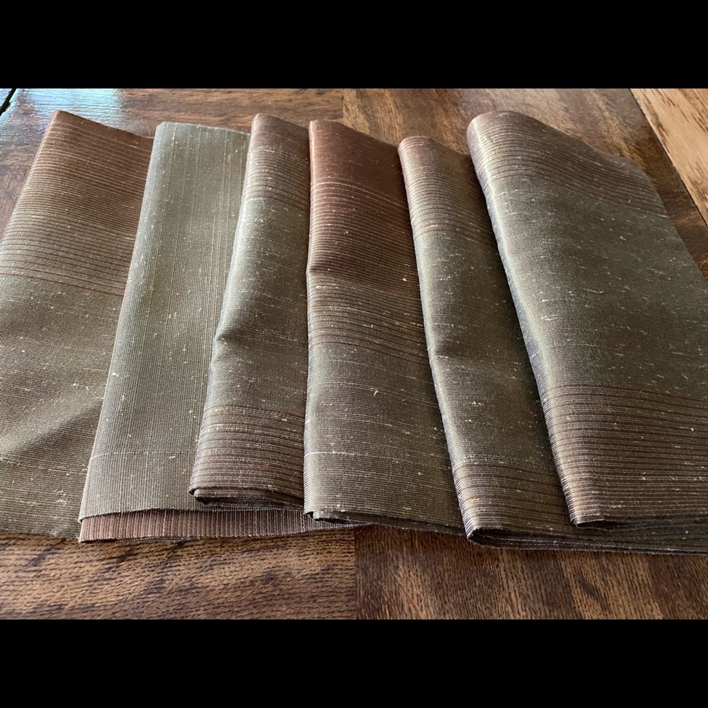 Set of 6 matching luxury Bodrum napkins